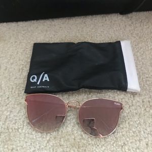 Quay Australia All my love sunglasses in rose gold
